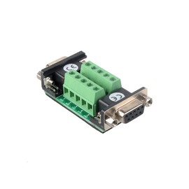 euroharry DB9 D-SUB DB9 Female Board RS232 RS485 CAN RS422 with DB9 connector to terminal board signal module