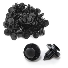 LEPEVNEY Bumper Rivet Front Bumper Clips for Nissan 8mm Hole Retainer Clips Rivets Flaps Bumper Fender Push Clips 50 Pcs