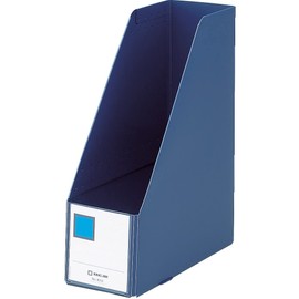 キングジム ファイルボックス Gボックス PP製 A4 縦 収納幅100mm 4653 ネイビー