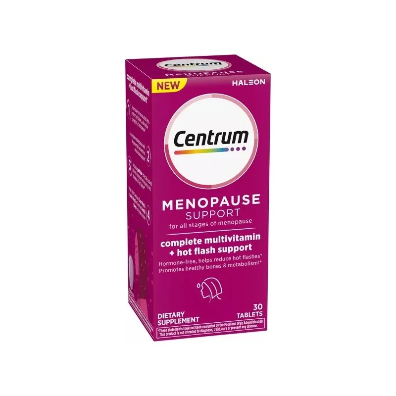 Centrum Apoyo Menopausia Sofocos Tabletas Sabor