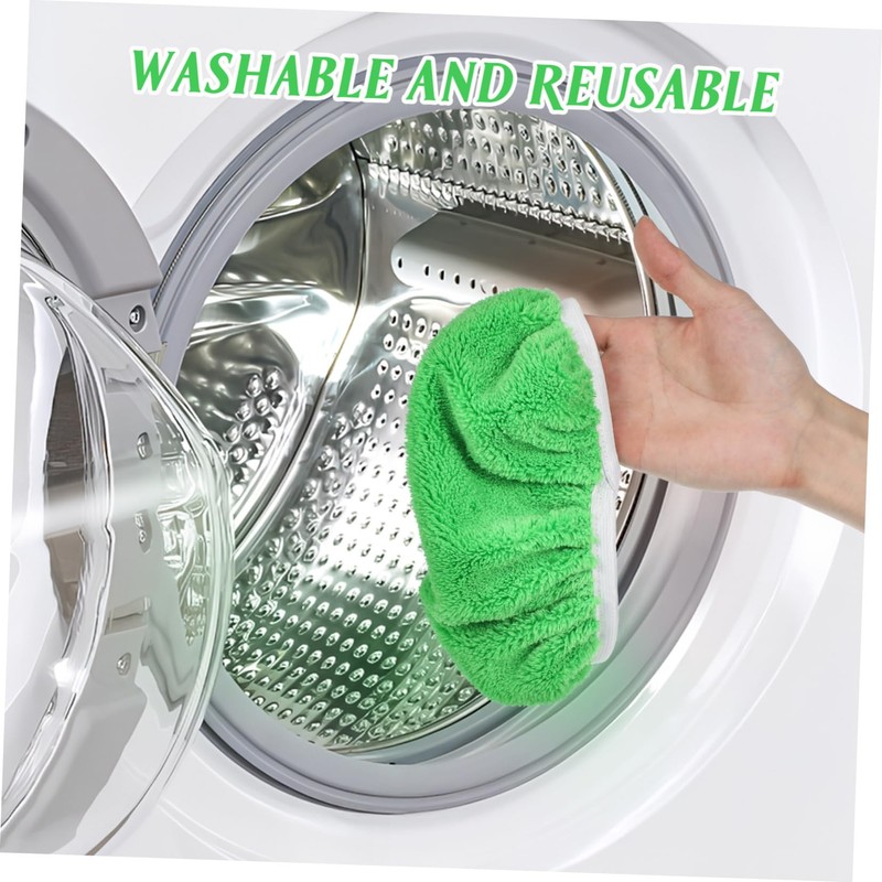 STOBAZA Washable Mop Pads Replacement 6pcs Flat Mop Pads Secure