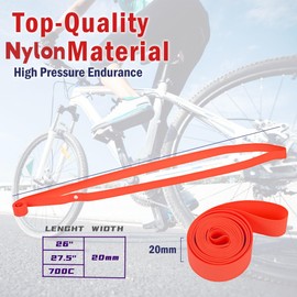 WINDIR 12 Pack Bicycle Rim Liner Strips, Nylon 26''/700C Bike Tire Liner Tape, Quality Tire Rim Inner Tube Tape for Mountain and Road Bikes, 26inchX20mm