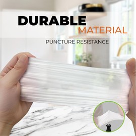 PANKTI Clear Vinyl Gloves - Powder Free & Latex Free - Clear Disposable Gloves for Medical, Cooking, Cleaning, Multi Use (S, 100)