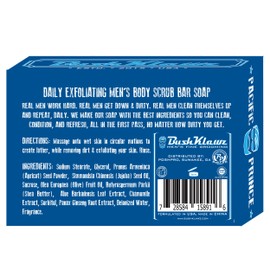 BushKlawz PACIFIC PRINCE BIG BRICK Exfoliating MAN SOAP - Deep Clean Your Skin, Remove Dead Cells, and Moisturize with Natural Oils - 200g