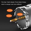 ASNOMY Tungsten Carbide Tip Hole Saw Drill Bit for Carbide