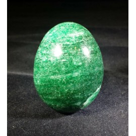 NATURAL JADE STONE HAND CARVED EGG