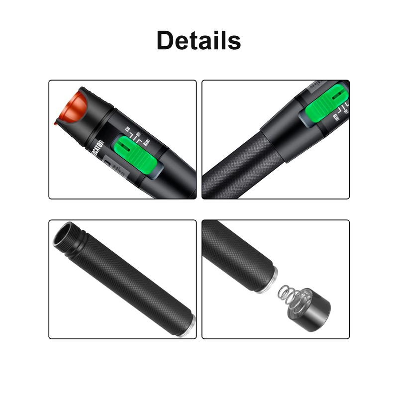 Duogalia 4 in 1 Fiber Optic Tester Portable Fiber Power