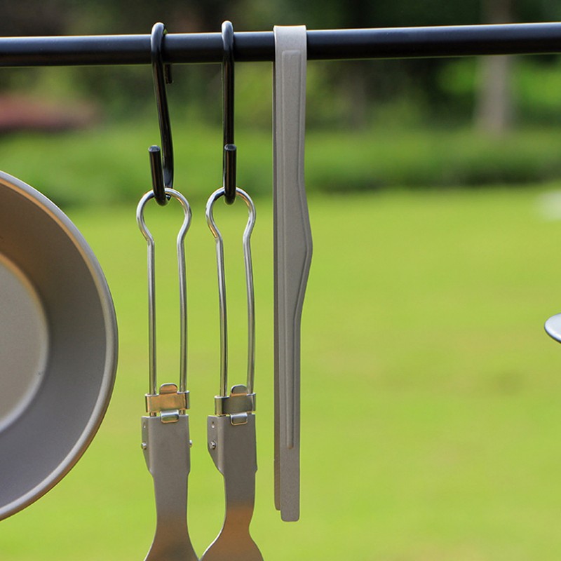 Outdoor Barbecue Clip Multifunctional BBQ Tong Heat Resistant Titanium Food