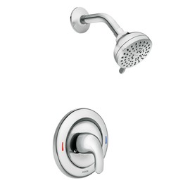 Moen Adler Chrome One-Handle Tub & Shower Faucet Multi-Function Showerhead, 82604