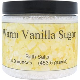 Warm Vanilla Sugar Bath Salts by Eclectic Lady, 16 ounces