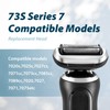 2er-Pack 73S Ersatz-Scherkopf Kompatibel mit Braun Series 7 S7,73S ScherblattAufsatze