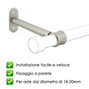 GIRASOLE HOME® Adjustable Long Curtain Pole Bracket, 2 Pack Heavy