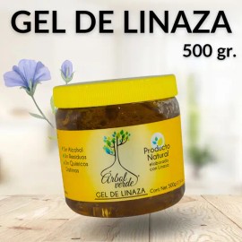 Gel Fijador De Linaza Para Peinar 500gr Arbol Verde Natural