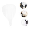 Baluue 2pcs Clear Plastic Barber Haircut Facial Shield Mask for