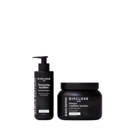 Disclose Paris Haarpflege-Set mit reinem Keratin, Shampoo 330 ml + Haarmaske 500 ml, ohne Salz oder Parabene, repariert, pflegt und glättet trockenes oder geschädigtes Haar