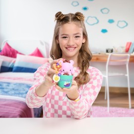 Smooshy Mushy Bento Box Series 1 Harper Hippo with Accessories, Collectible Squishy Fidget Toys, Kids Toys for Ages 3 Up by Just Play