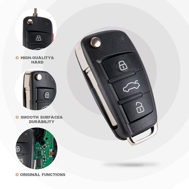 USAKeys Car Key Replacement for AUD- A1 TT R8 Q3