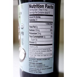 Trader Joe's Organic Coconut Aminos Seasoning Sauce 8.5 oz Bottle Sauce - 2-Pack!