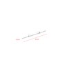 BridgePro Stainless Steel Rotisserie Rod & Fork for BBQ and