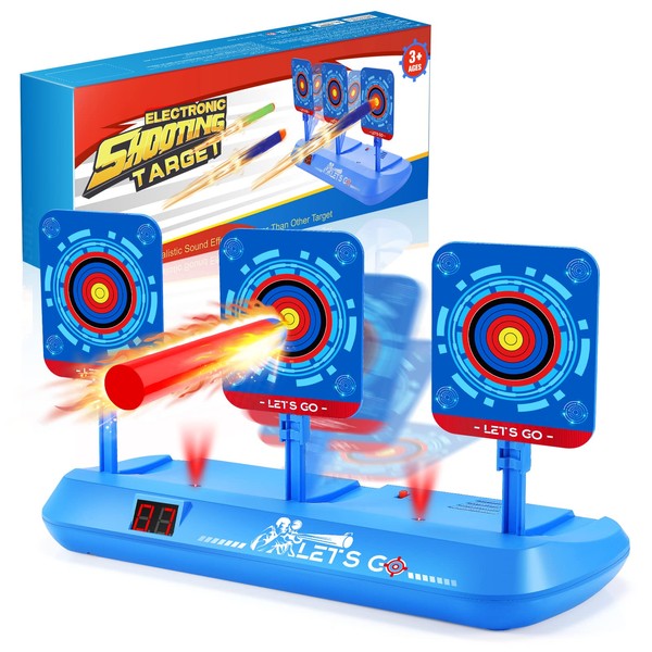 Toys for 3-12 Year Old Boy, Digital Target for Nerf Guns Gifts for 3-10 Year Olds Girls ​Boys Toys Age 3-12 Year Old Boy Presents Outdoor Games for Kids Garden Toys Christmas Xmas Gifts for Kids