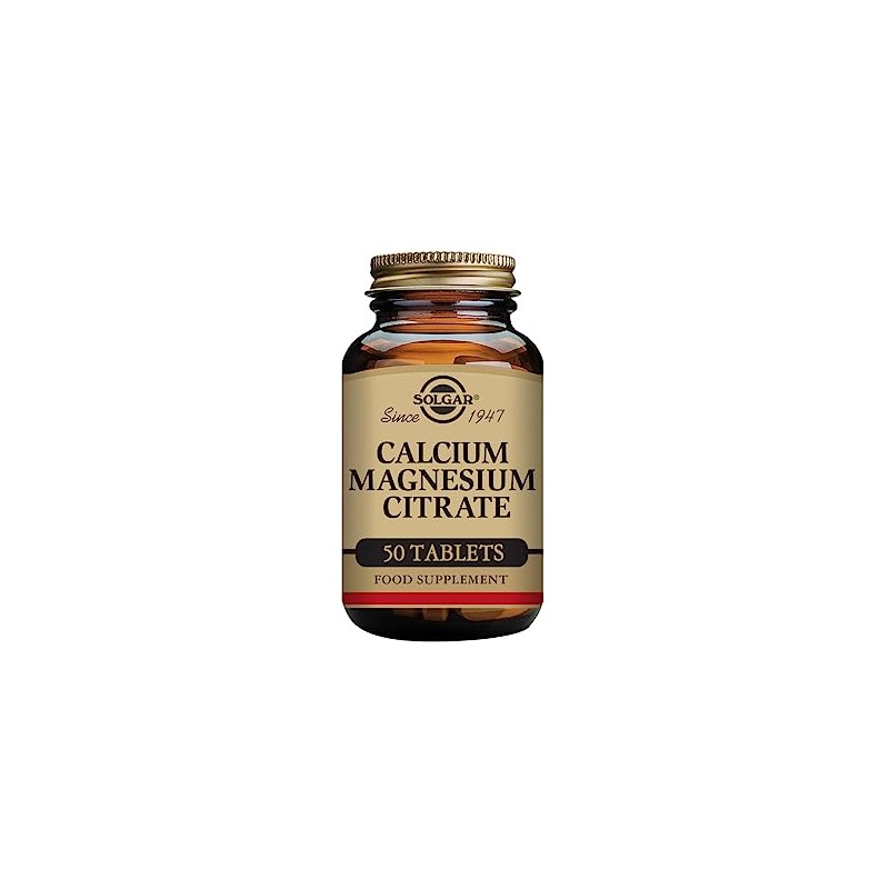 Solgar Calcium Magnesium Citrate Tablets - Pack of 50 -