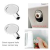 Be In Your Mind 4Pcs Metal Silver Square Socket Spanner