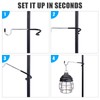 ChimimeDecor Camping Lantern Hanger Hooks, Tent Light Lamp Hanging Hooks,