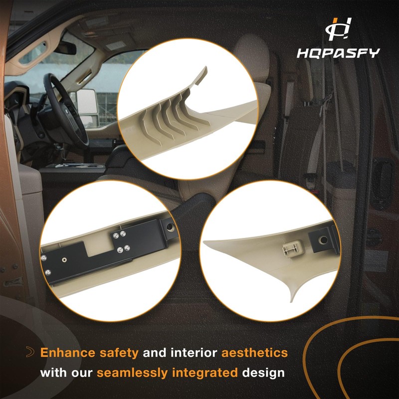 HQPASFY A Pillar Interior Trim Handle Passenger Side Compatible with