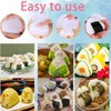 8-Piece Onigiri Mold,DIY Sushi Molds,Rice Ball Mould Shaker Sushi Maker