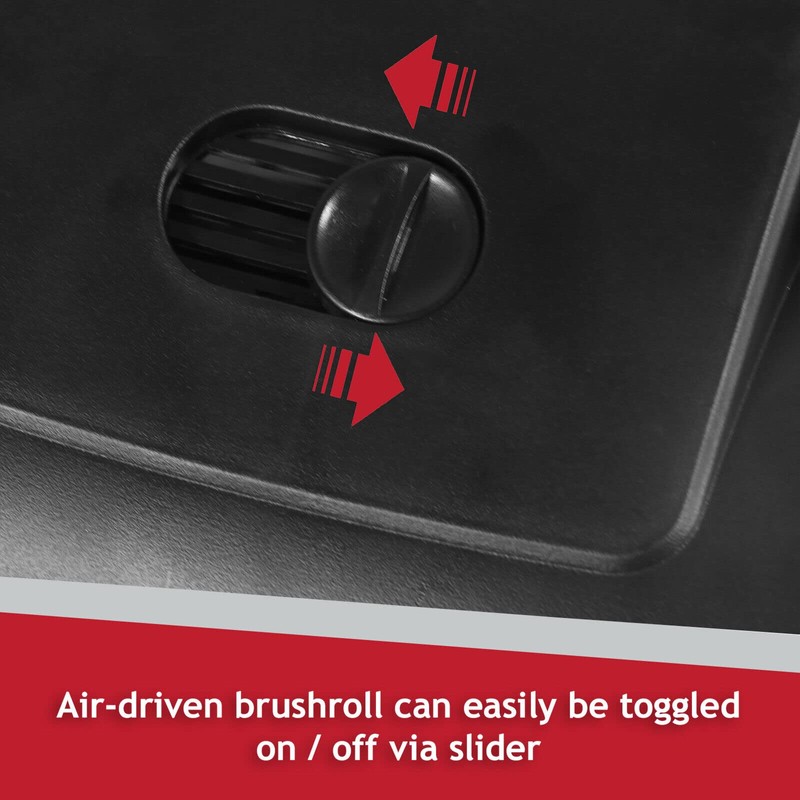 Spares2go Universal Vacuum Brush Head 35mm Turbo Wheeled Hard Floor