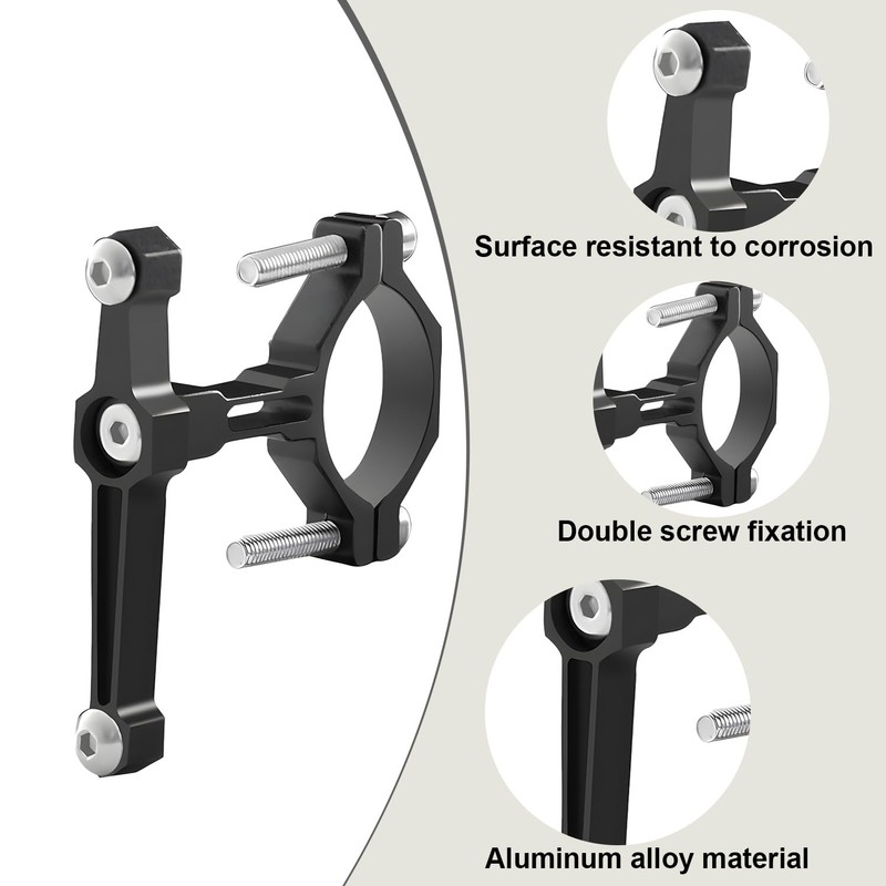 Bicycle Bottle Holder, Double Screw Adapter, Adjustable, Bottle Holder Adapter,
