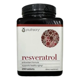 Resveratrol Antioxidante Vitaminas Mujer Hombre 290 Tabletas