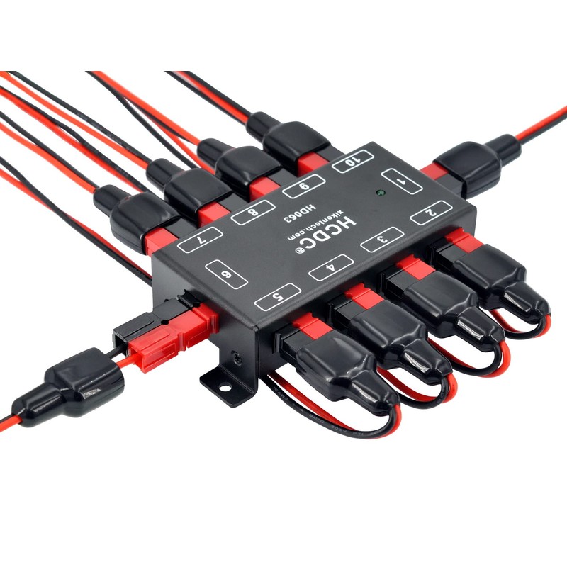 HCDC HD063 10 Position DC Power Distribution Block Module for