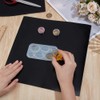 BENECREAT 3 Pcs Black Silicone Mats, 11.8x11.8 Inch Silicone Rubber