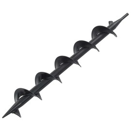 TREATLIFE HOME Auger Drill Bit for Easy Planting and Fencing, Heavy-Duty Steel, 3" Diameter, 23.6" Long