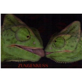 3D Postcard – Tongue Kiss