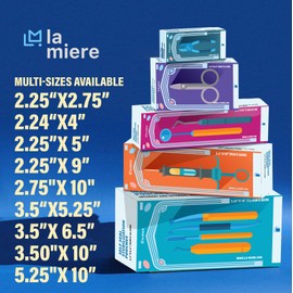 LA MIERE 4000P 3.5" X 6.5" Self Sterilization Pouches for Dental Offices, Autoclave Pouch 4000 Pouches, 20 Boxes (3.5"X6.5")