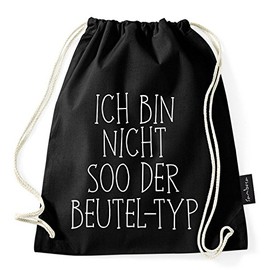 Sambosa, gym, sports bag with hipster quotes, black