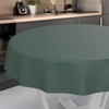 ANRO Oilcloth Tablecloth, Washable, Oilcloth, Garden Tablecloth, Outdoor, Indoor, Round,