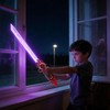 Changor Light Sword Toy Vibrante LED Glow Sabre para Juegos