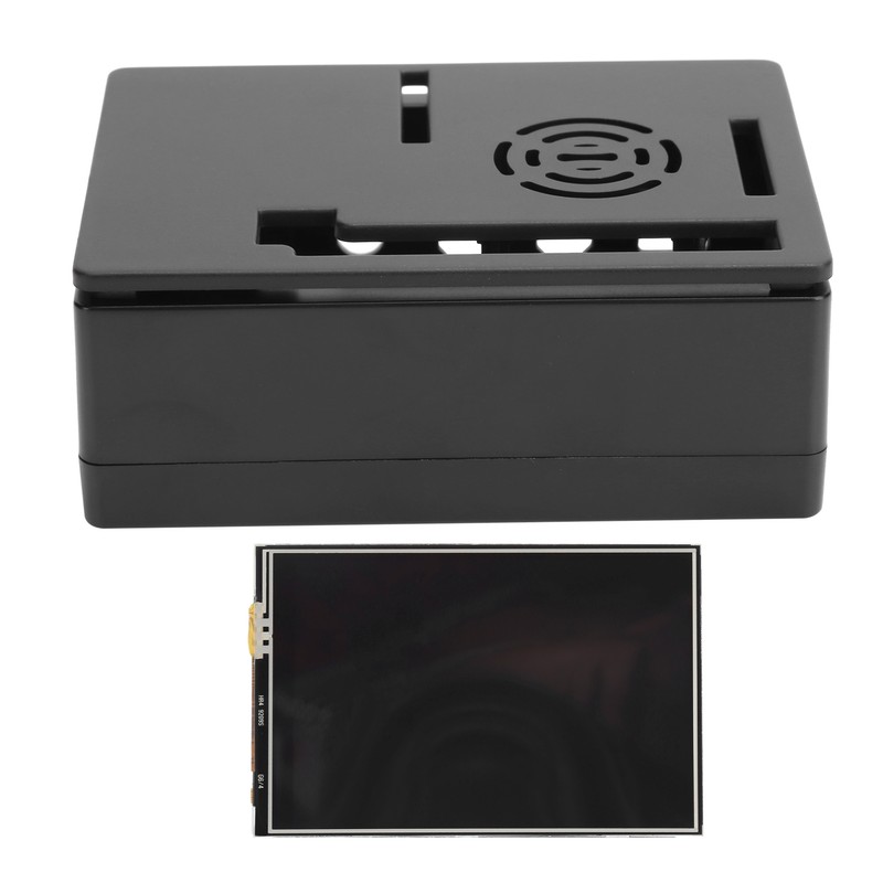 For Raspberry Pi 4B Case Shell Kit LCD 3.5in Touch