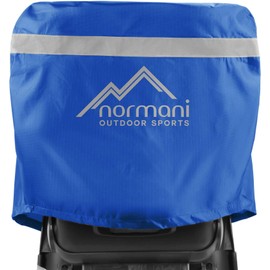 normani Rain Cover for Bicycle Child Seats with Reflective Strips – Suitable for All Standard Seats Colour Dark Blue