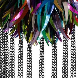 EMDOMO Sequin Epaulette Tassel Fringe Shoulder Patch Suit Epaulette Blazer Lapel Pin Back for Novelty Stage Outfit 2pcs, Plastic