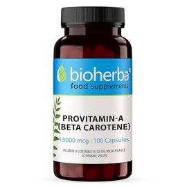 Beta-Carotene 15,000 mcg – 100 Capsules | High-Potency Provitamin A Supplement for Skin, Vision and Immune Support by BIOHERBA