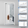 NABOWAN 30" Weighted Under Door Draft Stopper -Triangular Door Draft