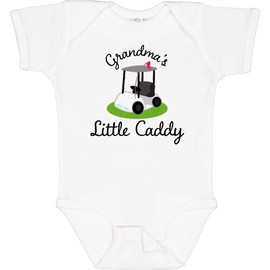 inktastic Grandma's Little Caddy Golf Baby Bodysuit 6 Months 0020 White 22b10