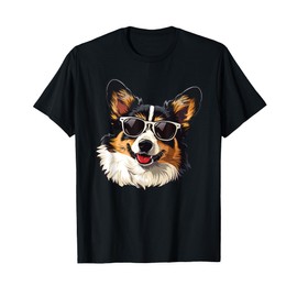 Cardigan Welsh Corgi Dog Sunglasses T-Shirt
