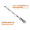 sourcing map 5pcs 200-230 Grits Diamond Grinding Bit 4mm Cylindrical