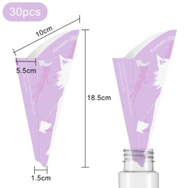 Pack of 30 Urinella for Women Disposable Paper Pee Funnel for Women, Outdoor, Camping, Pregnant, After Surgery