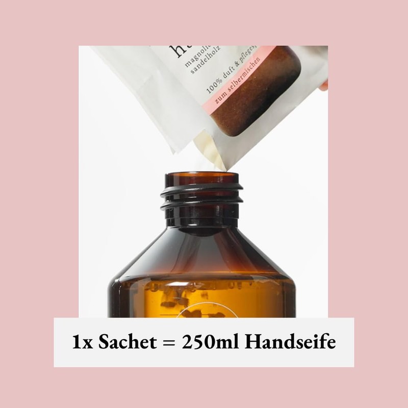 we:care² Soap Powder Set with Bottle (Granules) Magnolia/Sandalwood - 29